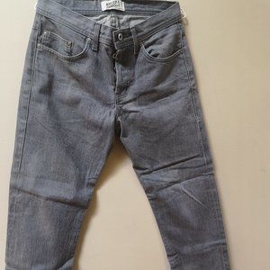 Naked & Famous Weirdguy Grey Selvedge Denim Jeans size 30